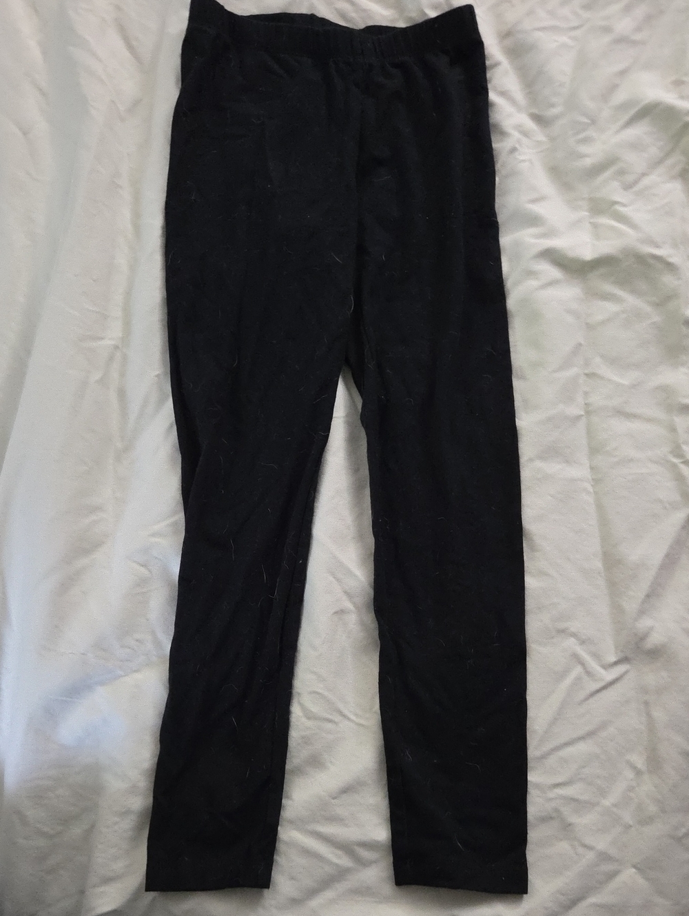 Girl's Black Stretch Casual Pants